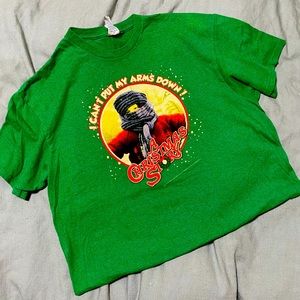 Christmas Story Graphic tee, green, Large unisex